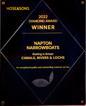 2022 Hoseasons Diamond Award Winner. For exceptional quality and outstanding customer service
